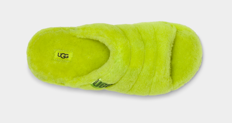 Ugg slippers lime best sale green